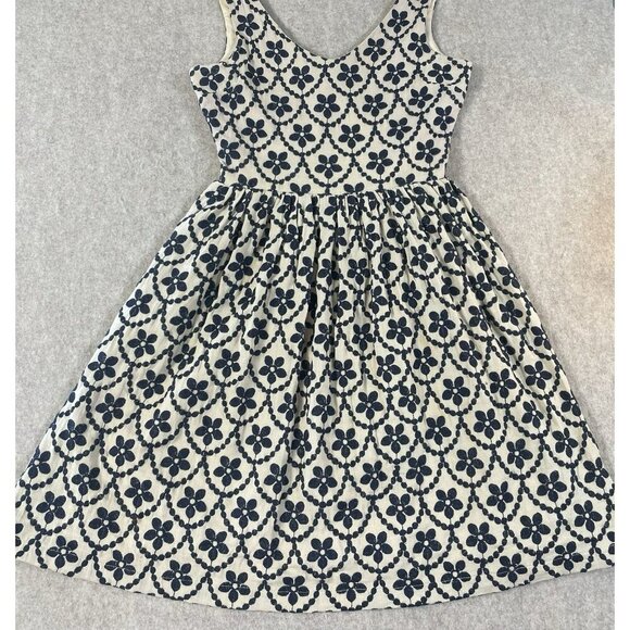 Anthropologie Sunday In Brooklyn Sleeveless Dress Midi Floral Flare Women Small - Picture 10 of 16